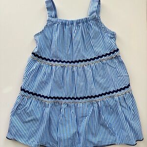 J.Crew Crewcuts Seersucker Stripe Tiered Dress